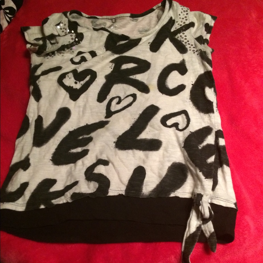 Justice short sleeve shirt.